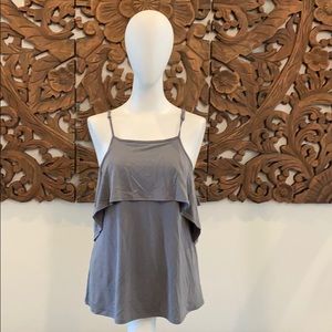 Off the Shoulder Gray Top by BP